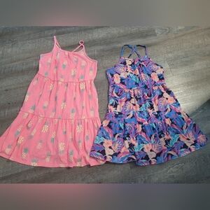 cat and jack girls 2 Dresses Size Xl (14/16) They Are worn 2 Times Perfect Cond.